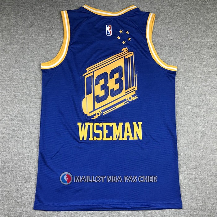 Maillot Golden State Warriors James Wiseman Hardwood Classics 2020 Bleu